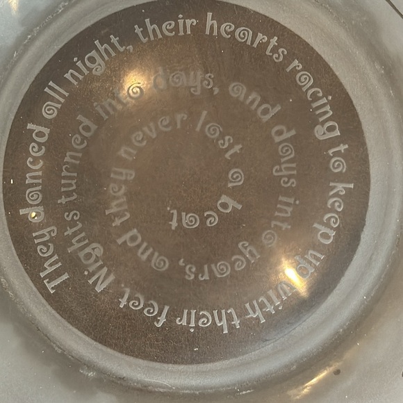 Leandra Drums Designs Story of Life Etched Glass Bowl - Picture 6 of 10